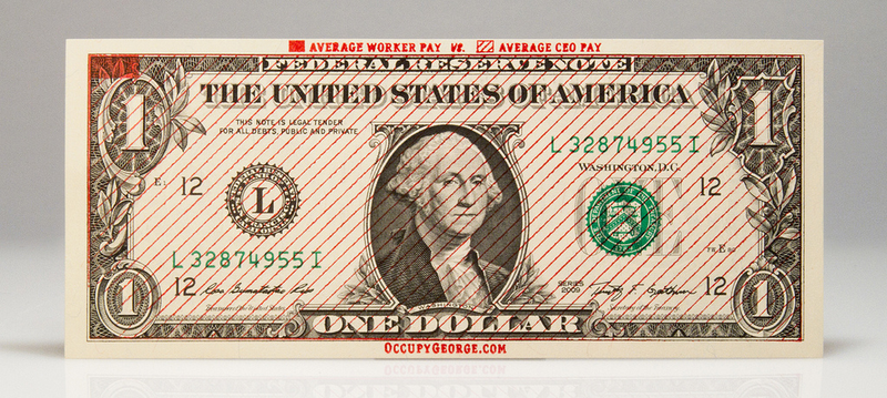 Illustration for article titled The 99% Is Printing Infographics on Money to Show the 1% the Reality of Occupy Wall Street